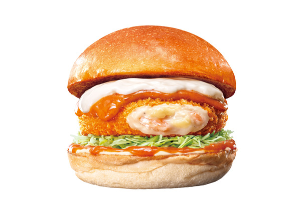 海老ビスク えびグラタンバーガー(590円)