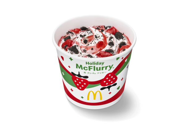 マックフルーリー 苺 オレオ クッキー　340 円～