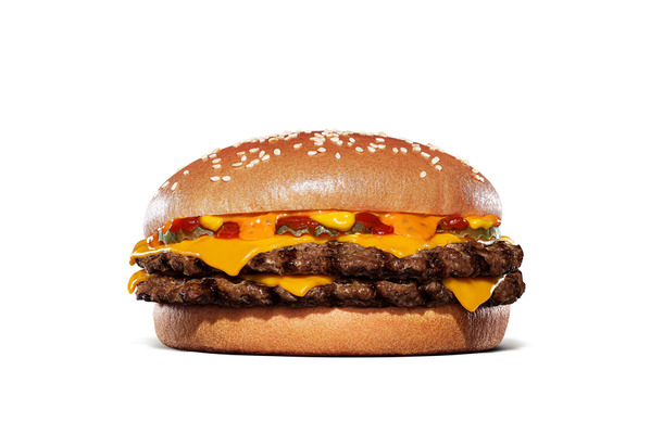 ダブルにんにく・ガーリックバーガー　単品1,090円、セット1,390円