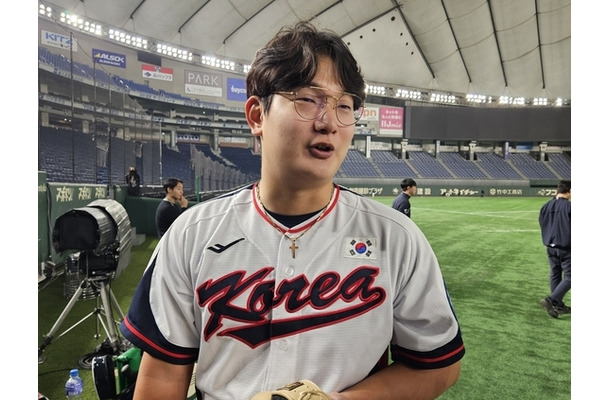 侍ジャパンと戦う“NPB好き”韓国21歳が才能発揮　通訳ナシで日本語取材対応「中学時代に勉強しました」