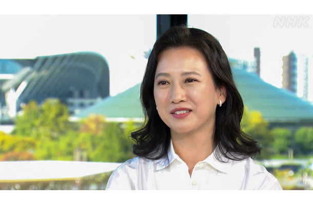 戸田菜穂『インタビューここから』（C）NHK