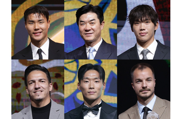 Jリーグ経験者も多数選出！韓国Kリーグ1・2部の2025年シーズン年間表彰が発表、その顔触れは？
