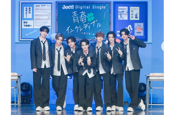 “&TEAMの後輩”「aoen」、全席完売のミニライブ開催！2nd Single『秒で落ちた』リリースをサプライズ発表