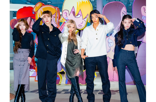 男女グループALLDAY PROJECT、新曲リリース記念イベントに登場！5人5色の魅力で堂々の存在感【PHOTO】