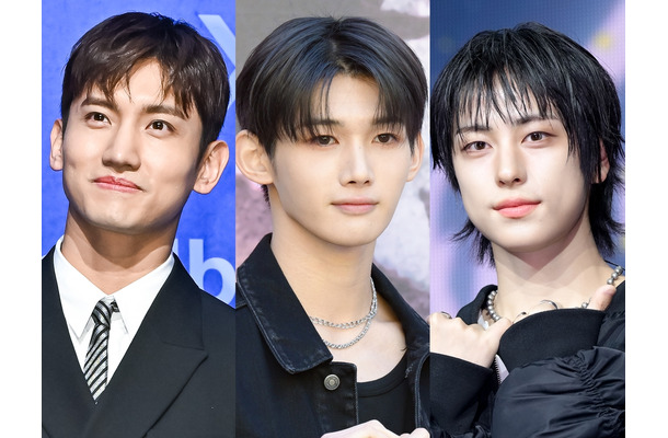 東方神起・チャンミン、&TEAM・JO×タキと仲良くピース！ほっこり“先輩後輩SHOT”に注目【PHOTO】