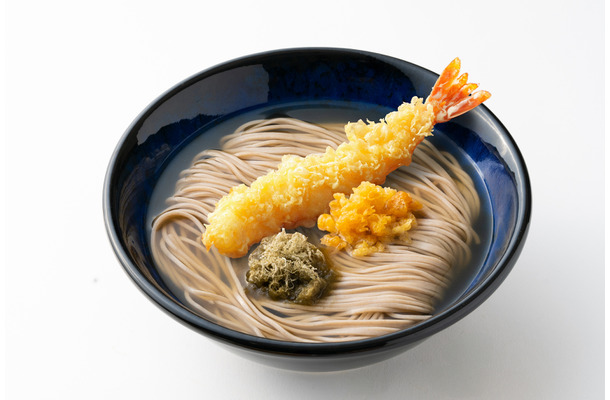 海老天そば二人前　1400円（税込）