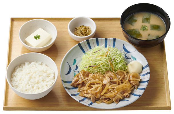 1位　しょうが焼定食