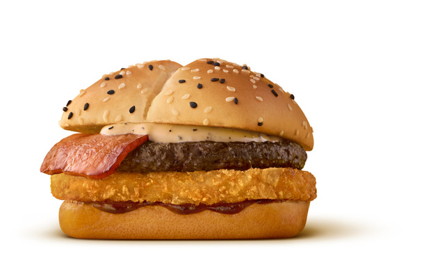 ザク切りポテト＆肉厚ビーフやみつきコンソメペッパーマヨ