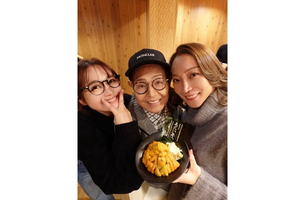 鈴木奈々、加藤茶、加藤綾菜（写真は加藤綾菜の公式インスタグラムから）※所属事務所に掲載許諾をもらってます