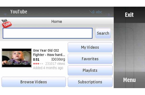 　YouTubeは10日（現地時間）、「YouTube Mobile Application」の最新バージョンであるVer.2.4を公開した。