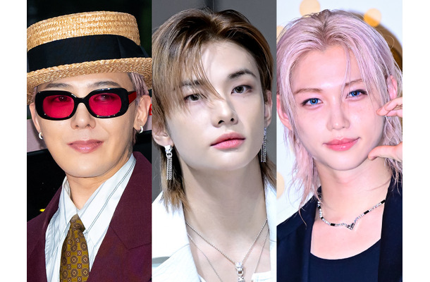 G-DRAGON&Stray Kidsヒョンジン&フィリックス、パリで対面！“ワールドクラス共演”に反響続々