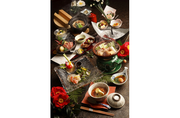 博多のごちそう～博多和牛陶板焼きとはかた地どり霙仕立て水炊き～（ランチ・ディナー）(税サ込15,730円)