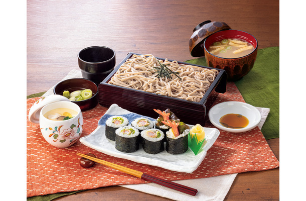 新登場！周年祭限定でご用意する「えびマヨ巻北海道そば」【特別販売】（税込１,５２９円）