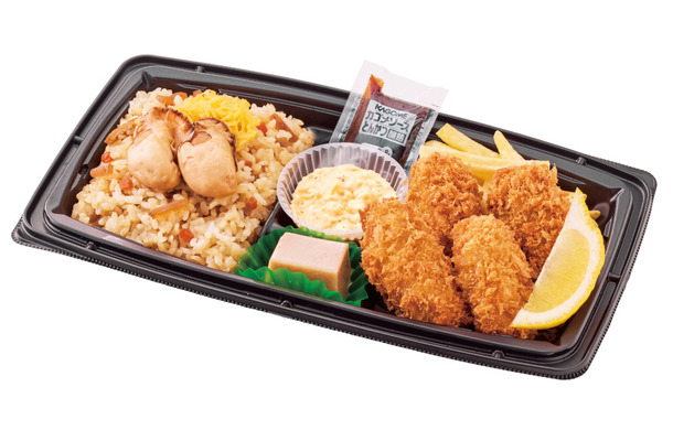 「牡蠣三味弁当」（税込1,262円）