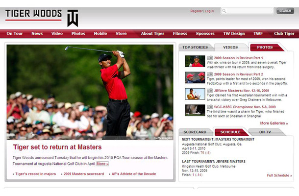 Tiger Woods.com