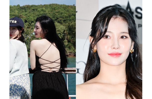 “5000万円の保険”をかけた美脚だけじゃない！ がっつり背中が開いた大胆ファッションで視線を奪ったユラ