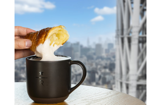 地上約150mにオープンする、日本一高いスターバックスは眺望とラテとコルネッティを楽しむカフェベーカリー