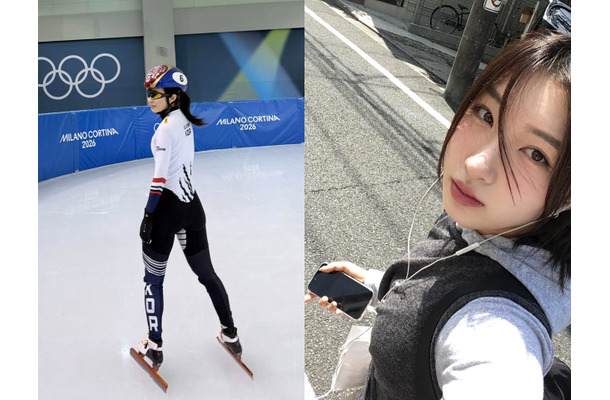 ヘルメットの下に隠れていたアイドル級ルックス　逆転の金メダルを決めた韓国選手の“素顔”に騒然【ミラノ五輪】