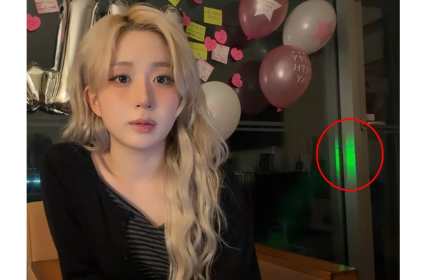 誕生日配信中にレーザー被害に遭ったNMIXXヘウォン、ファンも「度を越えたいたずら」と憤慨