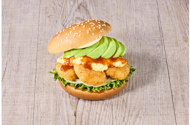 アボカドシュリンプバーガー ～ホットソース～　940円