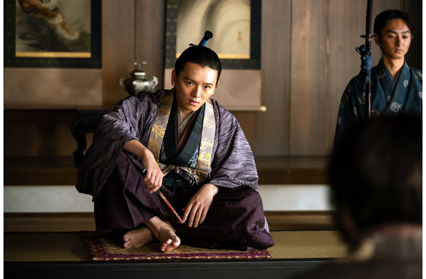 斎藤龍興役／濱田龍臣（C）NHK