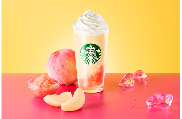 『My フルーツ3 フラペチーノ 完熟白桃』＜テイクアウト＞ 776円（税込） ＜店内利用＞ 790円（税込）