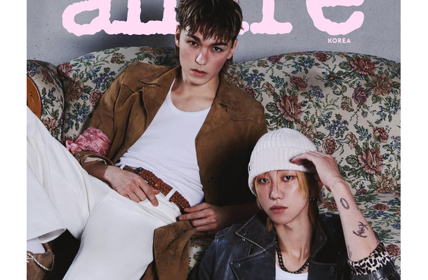 SEVENTEENの“新ユニット”・ディエイト×バーノン、圧巻オーラでファッション誌に登場「原動力はCARAT」