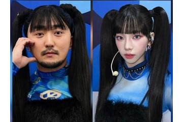 【衝撃】aespaカリナに“変身”し騒然…「視覚的暴力」とまで言わしめた驚愕のビジュアル 画像