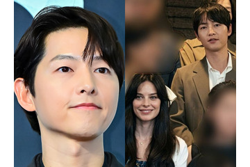 俳優ソン・ジュンギ、イギリス出身妻とともに初めて公式の場に登場！仲睦まじい姿が話題 画像