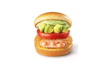 モス、初夏限定の海老バーガー2種を発売！アボカド海老カツ＆匠味の海老エビフライ 画像