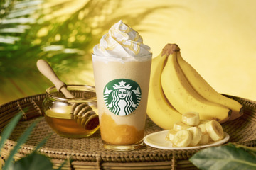 スターバックス、新作ドリンク「ハニー バナナ フラペチーノ」5日より販売！ 画像