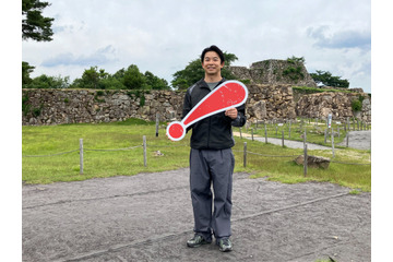 大河ドラマ『豊臣兄弟！』仲野太賀が竹田城跡を訪問！ゆかりの地で「ロマンを感じました」 画像