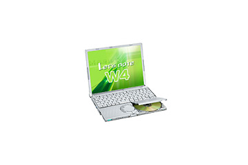 松下、120GバイトHDDと1Gバイトメモリ搭載のLet'snote W4 リミテッドモデル 限定200台 画像