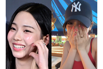 aespa・カリナ、テーマパークをお忍び訪問!?帽子を被っていても隠せない美貌とはしゃぐ姿が話題 画像