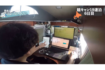 【デスクツアー】定住をやめた軽キャンパーのデスク環境は？思わぬ工夫が満載 画像
