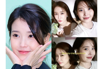 11歳差の親友！IU、新曲を『トッケビ』女優ユ・インナに捧げる 16年間の写真を大量公開 画像