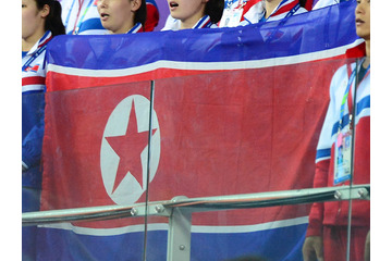 【アジア大会】まさかの取材拒否…韓国サッカー女子と対戦の北朝鮮、現地メディアに冷淡な応援団 画像