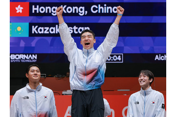 「先輩たちナイス！」日本破り、金→早期除隊が確定　フェンシング男子サーブル、恩恵受けた韓国の23歳【アジア大会】 画像