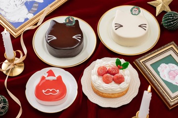 ねこねこ、限定プレート付きクリスマスケーキ3種など全4品を10月13日予約開始 画像