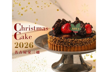 名古屋栄三越、クリスマスケーキ予約を7日開始！WEB限定に刷新 画像