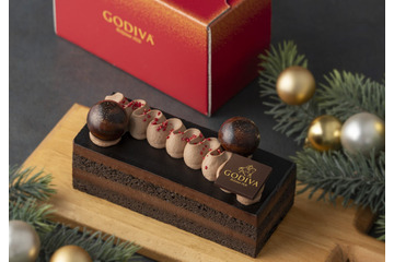 ゴディバ、4層仕立てのクリスマスケーキを発売！価格5400円 画像