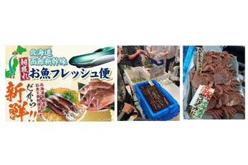 イオン、函館の朝獲れ鮮魚を新幹線配送！首都圏4店舗で2日間販売 画像