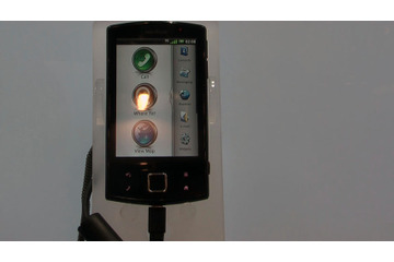 【COMPUTEX TAIPEI 2010(Vol.9):動画】ASUSTeKのAndroidスマートフォン「Garmin-Asus A50」 画像