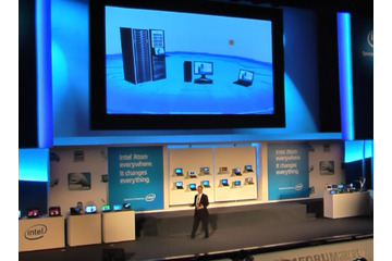 【COMPUTEX TAIPEI 2010(Vol.12):動画】インテル基調講演ハイライト――Sandy Bridge、Canoe Lake、Oak Trail 画像