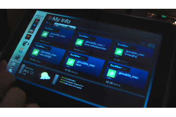 【COMPUTEX TAIPEI 2010（Vol.14）：動画】「MeeGo」タブレットにUIを提供する「Info Launcher」 画像