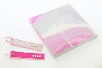 Peach、客室乗務員の旧制服を再生した限定キャンバスとフライトタグ発売 画像