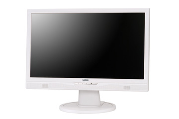 ロジテック、2mm厚の硬化ガラス製保護フィルタを装着した液晶ディスプレイ 画像