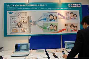 【教育ITソリューションEXPO(Vol.4)】緊急時のほか入学希望者の囲い込みにも有効な絵文字も使えるメール連絡網 画像