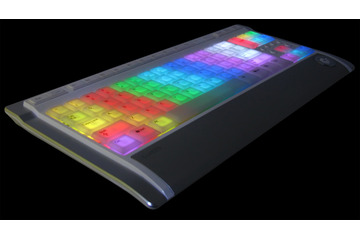 ハンファ、LEDでキーが512色に光るキーボード――サンプル動画も公開 画像