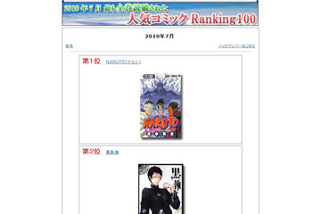 「黒執事」「BLEACH」などアニメ化作品が上位に~7月コミックランキング 画像